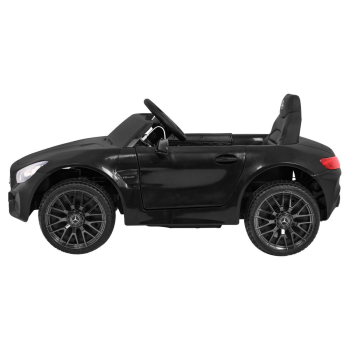 Mercedes Benz GT na akumulator dla dzieci Czarny + Pilot + Wolny Start + MP3 LED